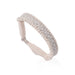 Bracelet en fil vanille décoré en argent serti de diamants | Bijoux pour femme | La Ruée