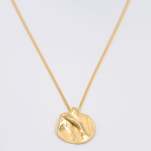 Collier médaillon en vermeil par morgan lou