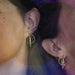 Boucles d'oreilles créaoles en argent massif par Keraban sur la ruée