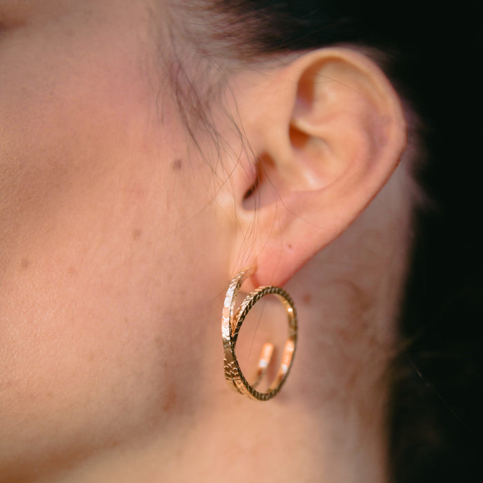 Boucles d’oreilles en argent ou plaqué or