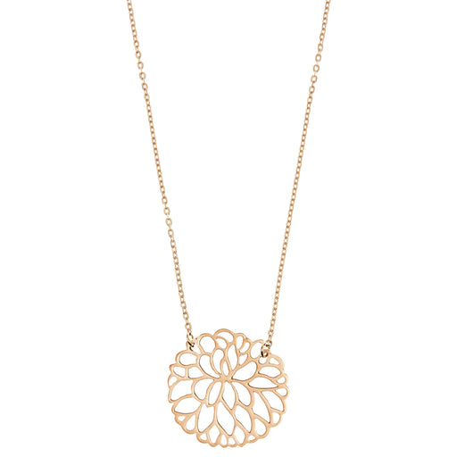 Collier Dahlia en vermeil or rose par Delphine Béhin sur la ruée